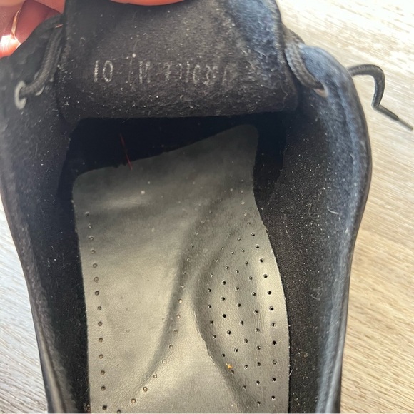 SAS Petra Leather Comfort Moccasin Black Suede Size 10M Medium - Picture 4 of 4